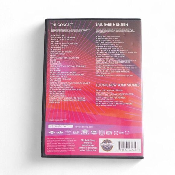 Elton John: Elton 60 - Live at Madison Square Garden 2 Disc DVD Set - Picture 2 of 7